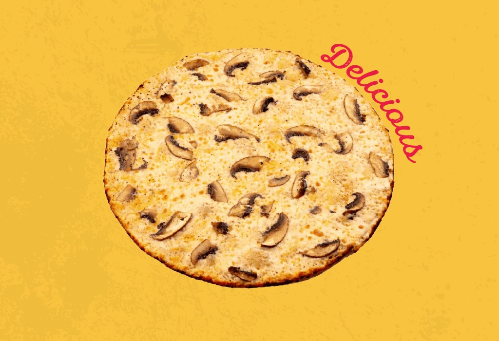 911 Pizza truffle mushroom pizza